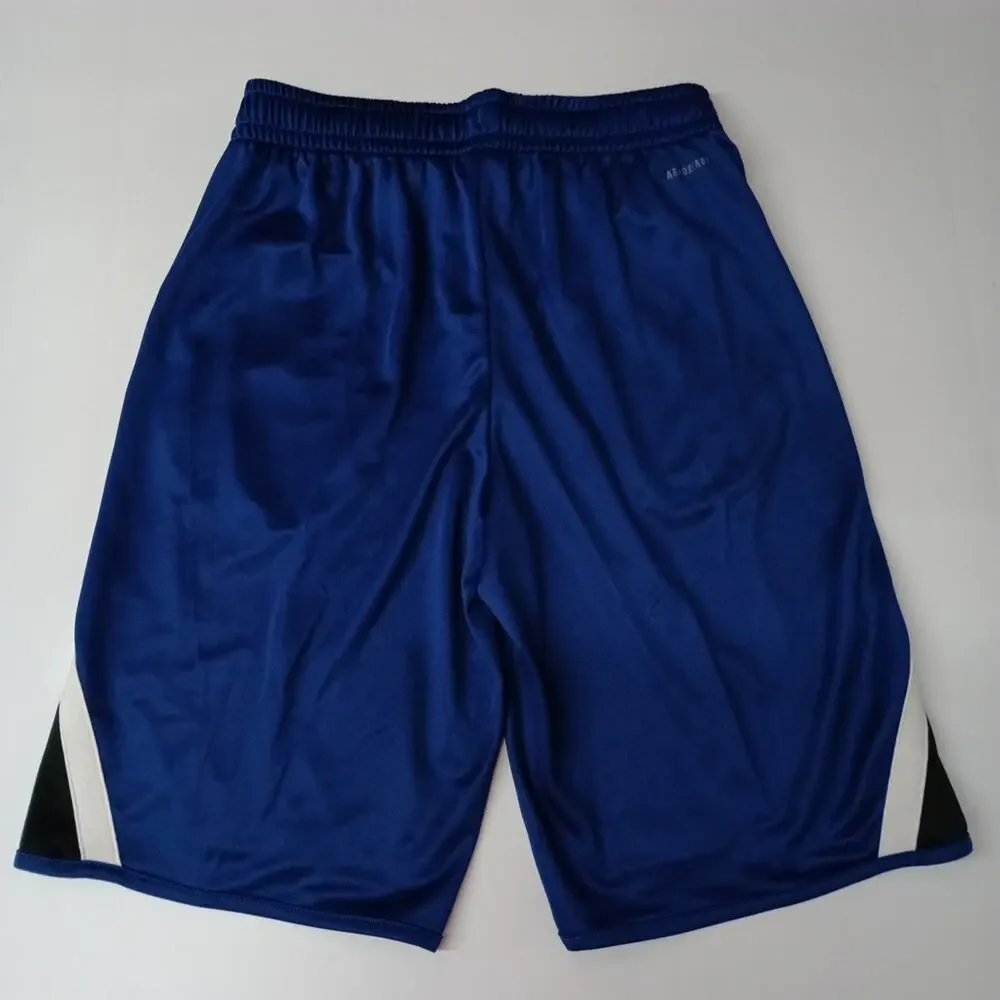 Men adidas Pro Block Aeroready Basketball Shorts Size S Blue‎